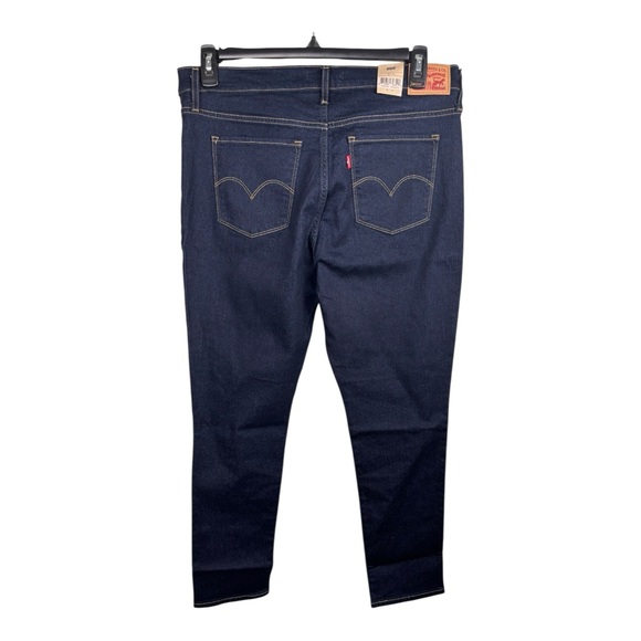 Levis 311 Shaping Skinny Jeans Womens 32x28 (33X28) Dark Wash Mid Rise Stretch - Picture 2 of 15